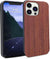 Gemi-Case For iPhone 14 Pro Rosewood Case Wooden Case