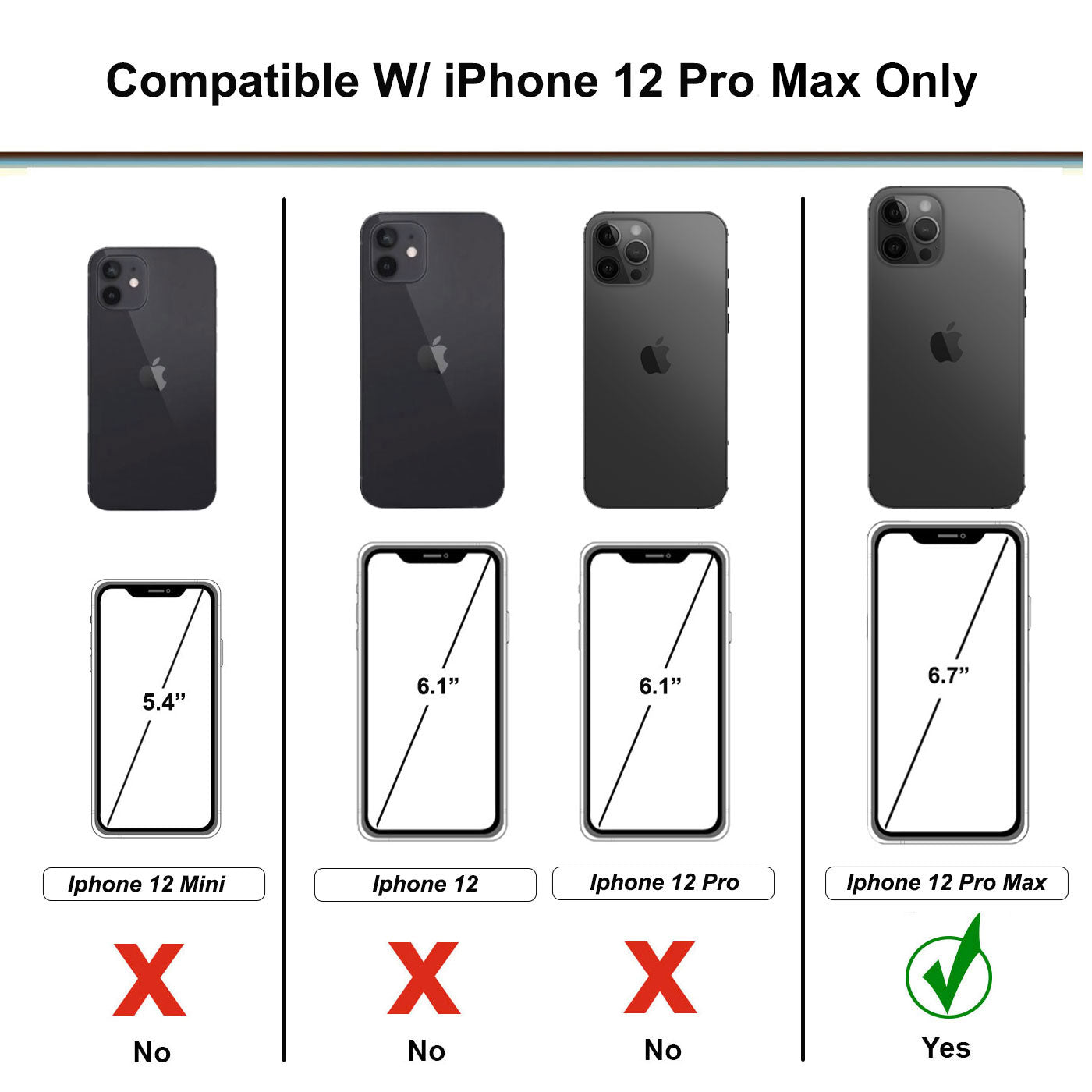 For Iphone 12 Pro Max Real Wood Hybrid Case w/ Inner TPU - Bamboo