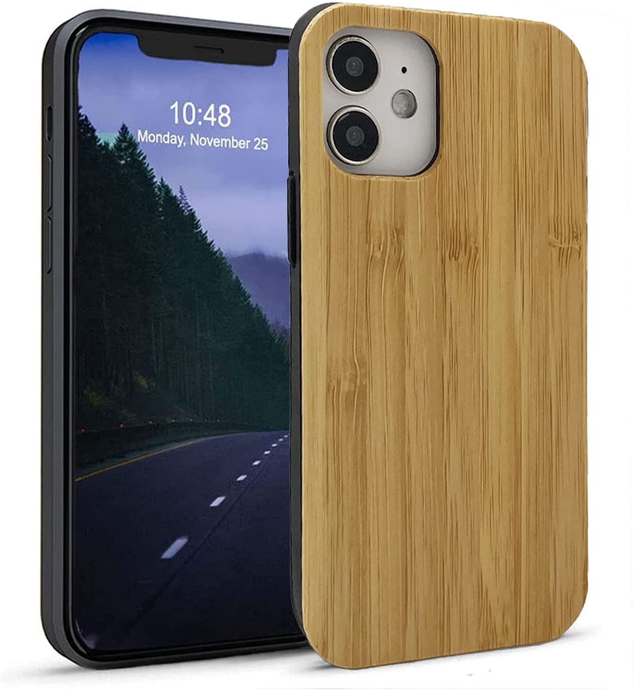 Wooden iPhone 12 Pro Max Case Solid Wood iPhone 12 Mini Case 