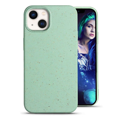 Iphone 14 Plant Based Naturally Speckled Case - Mint Green