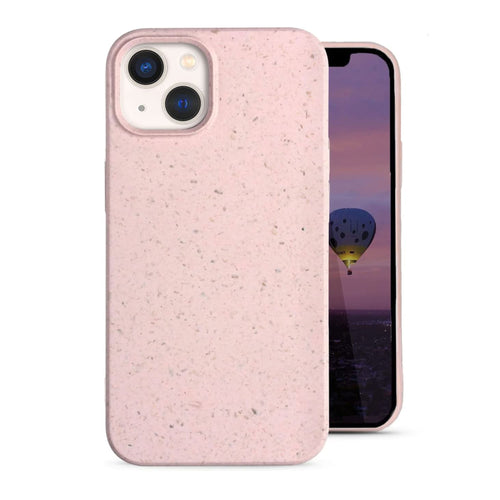 For Iphone 14 Plant Based Naturally Speckled Case - Pink