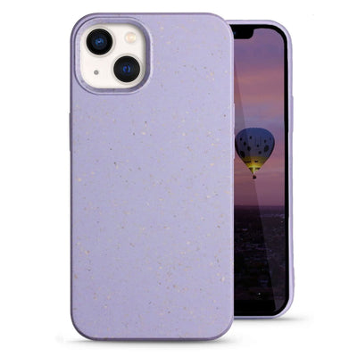 For Iphone 14 Plus Plant Based Naturally Speckled Case - Purple