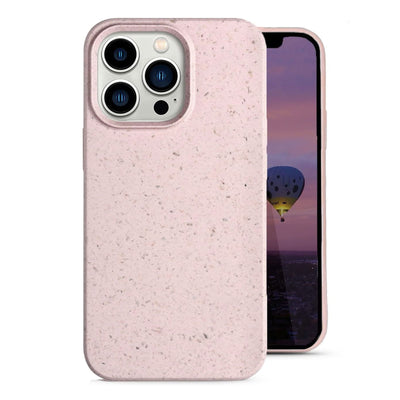 For Iphone 14 Pro Plant Based Naturally Speckled Case -Pink