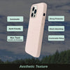 For Iphone 14 Pro Plant Based Naturally Speckled Case -Pink