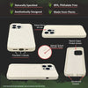 For Iphone 14 Pro Plant Based Naturally Speckled Case - Ivory